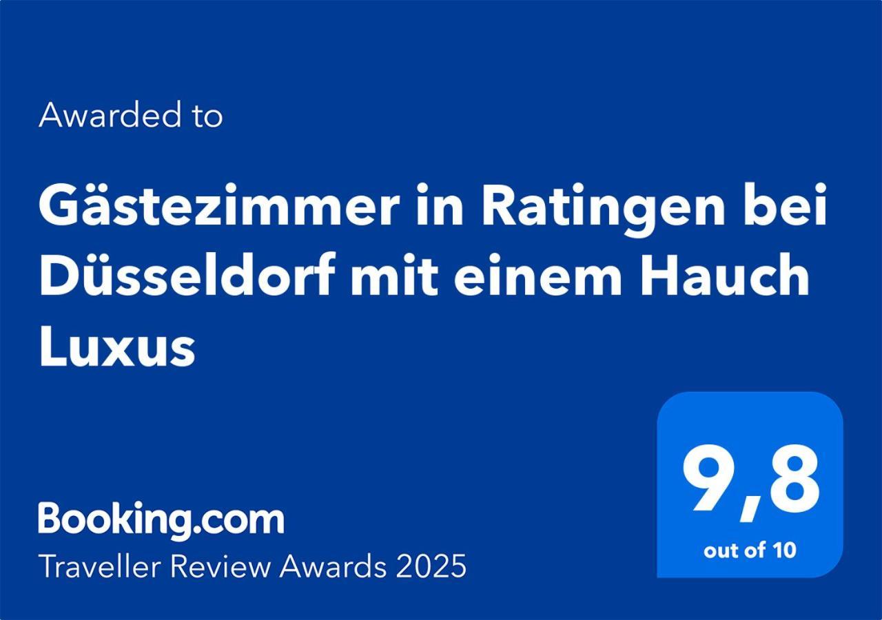 Gaestezimmer In Ratingen Bei Duesseldorf Mit Einem Hauch Luxus Ngoại thất bức ảnh